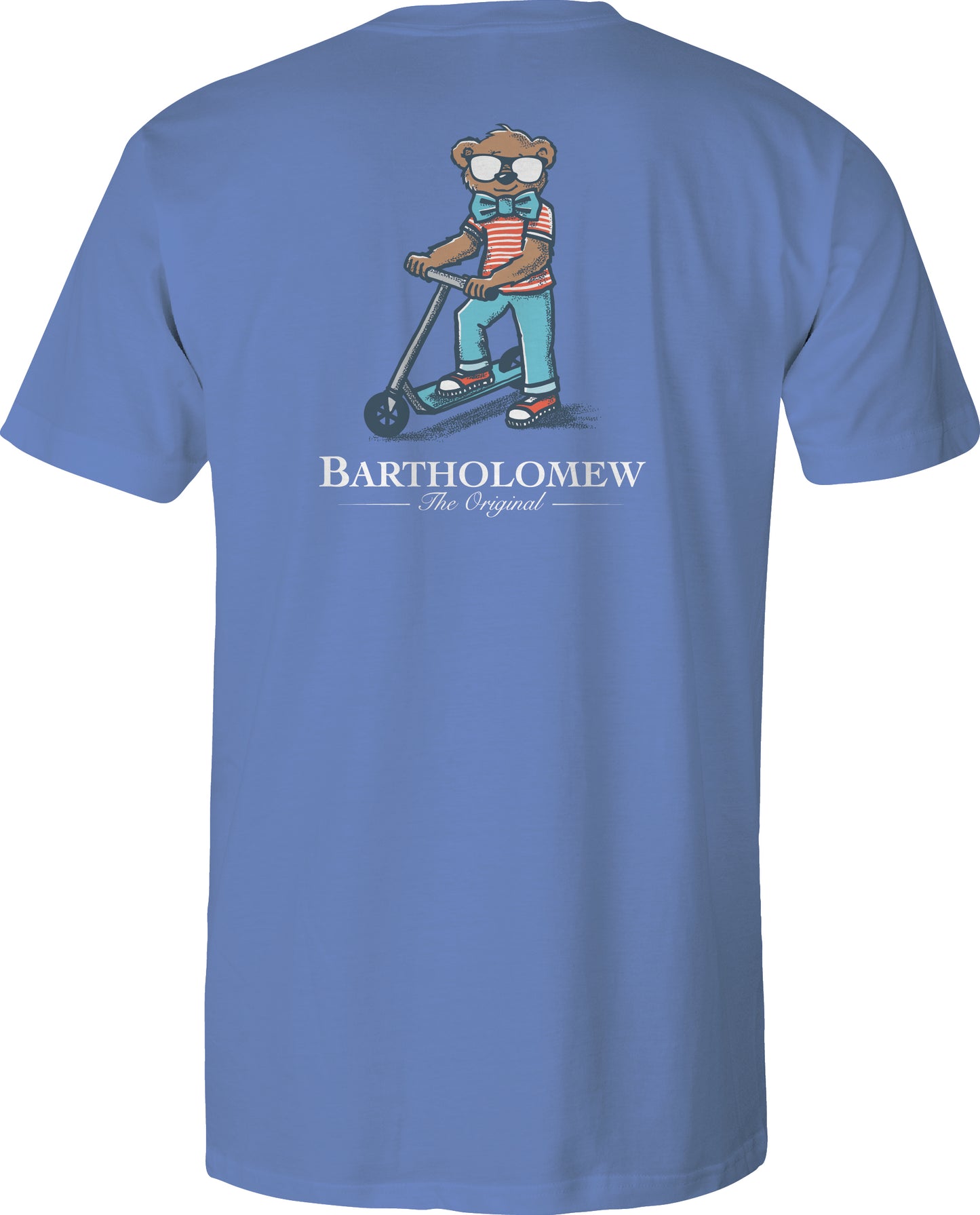 Toddler Short Sleeve Cotton Tee - Scoot Scoot - Dusk