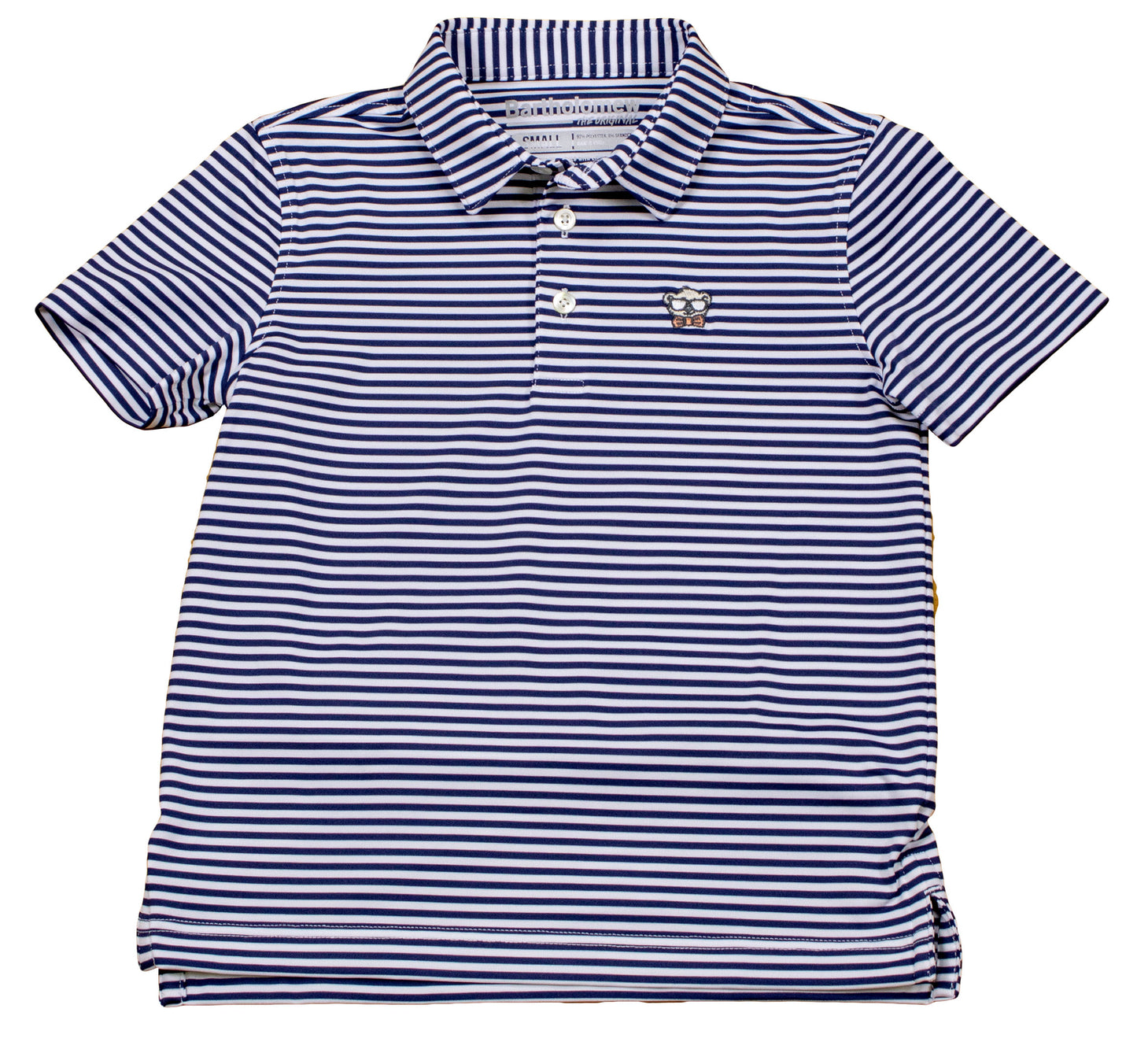 BART - SS Polo - Stripe - Navy