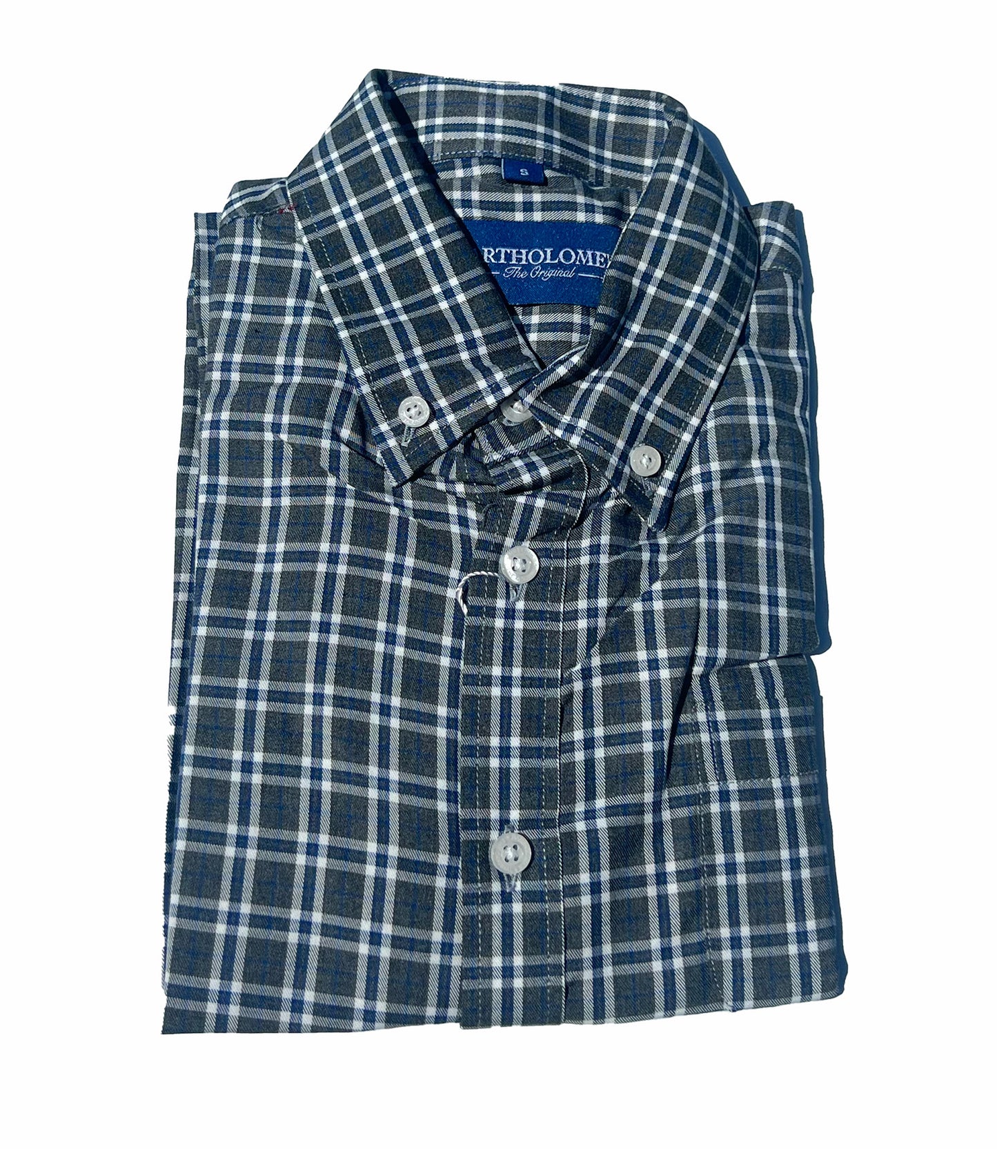 Bart - Long Sleeve Flannel Shirt - Black/White