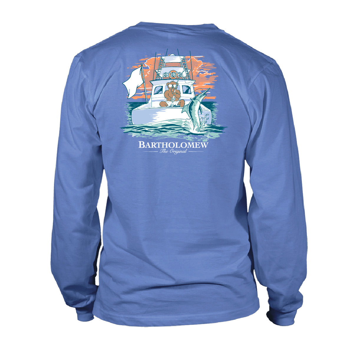 Youth & Toddler Long Sleeve Tee Deep Sea Fishing - Dusk