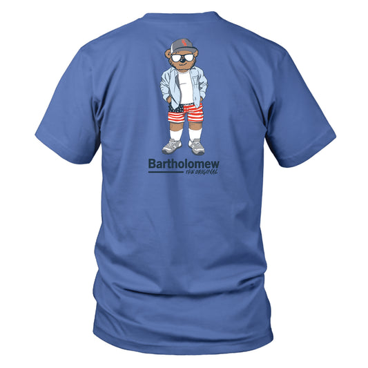 Youth & Toddler Short Sleeve  Cotton Tee Shirt -  Saturday - Dusk
