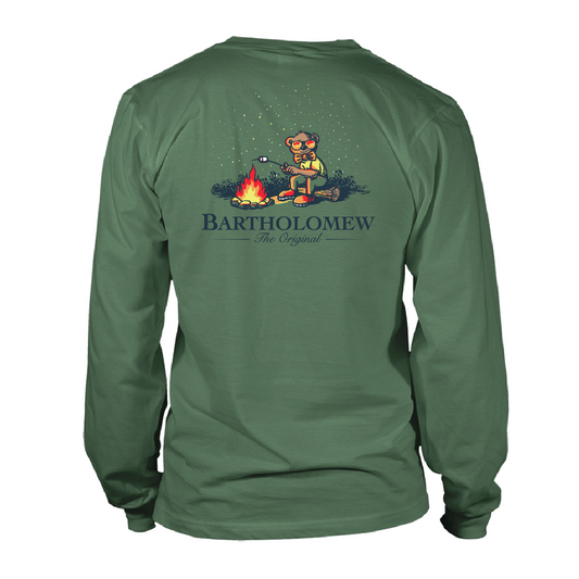 Toddler Long Sleeve Tee Campfire V2 - Oak Green
