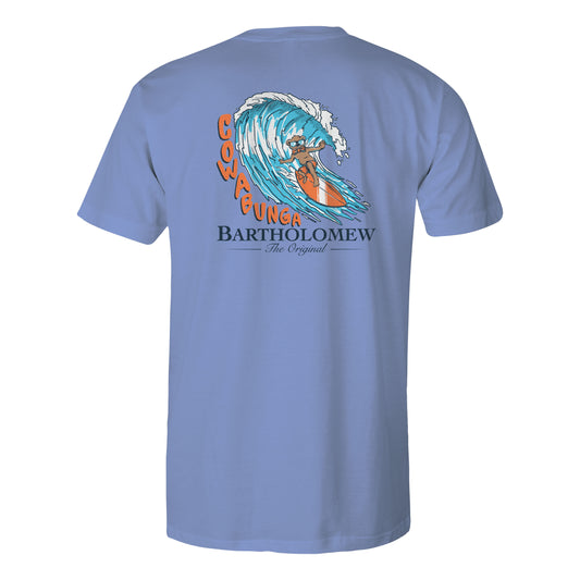 Toddler Short Sleeve  Cotton Tee Shirt - Cowabunga - Dusk