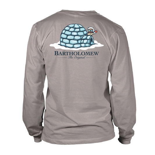 Toddler Long Sleeve Tee Igloo - Granite