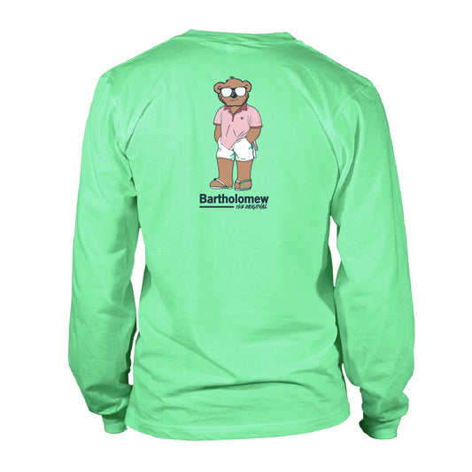 Toddler Long Sleeve Tee Sunday - Mint