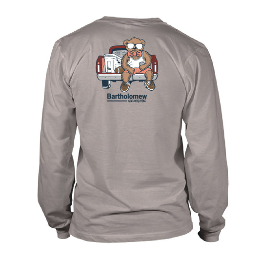 Youth & Toddler Long Sleeve Tee Tailgate - Granite