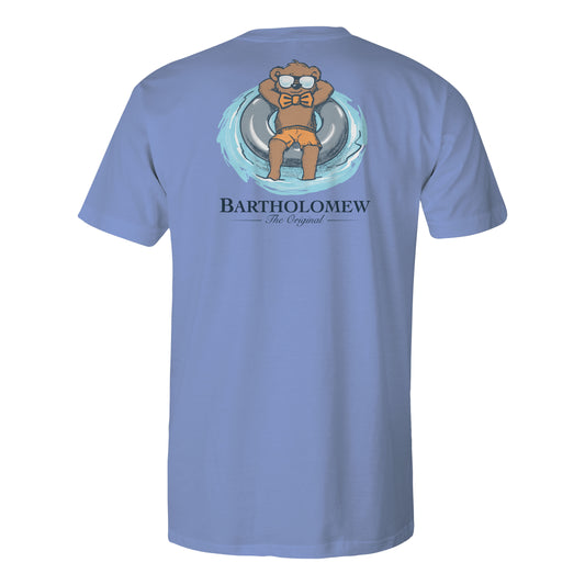 Toddler Short Sleeve  Cotton Tee Shirt - Tubing - Dusk